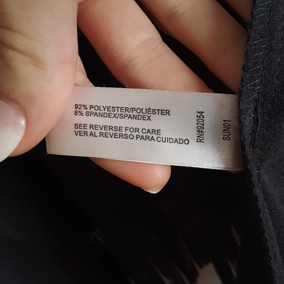 *TRADED* Charcoal Grey Suede Fringe Vest - NWOT! - Picture 6 of 7